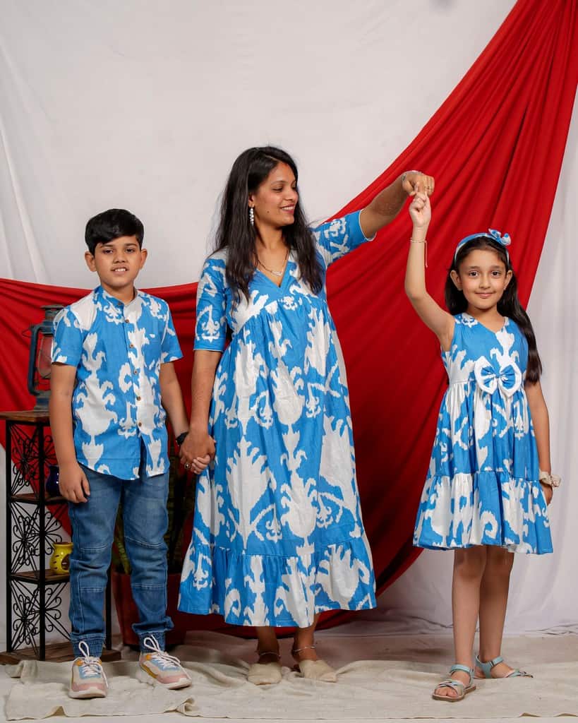 Mother Kids Set Dresses