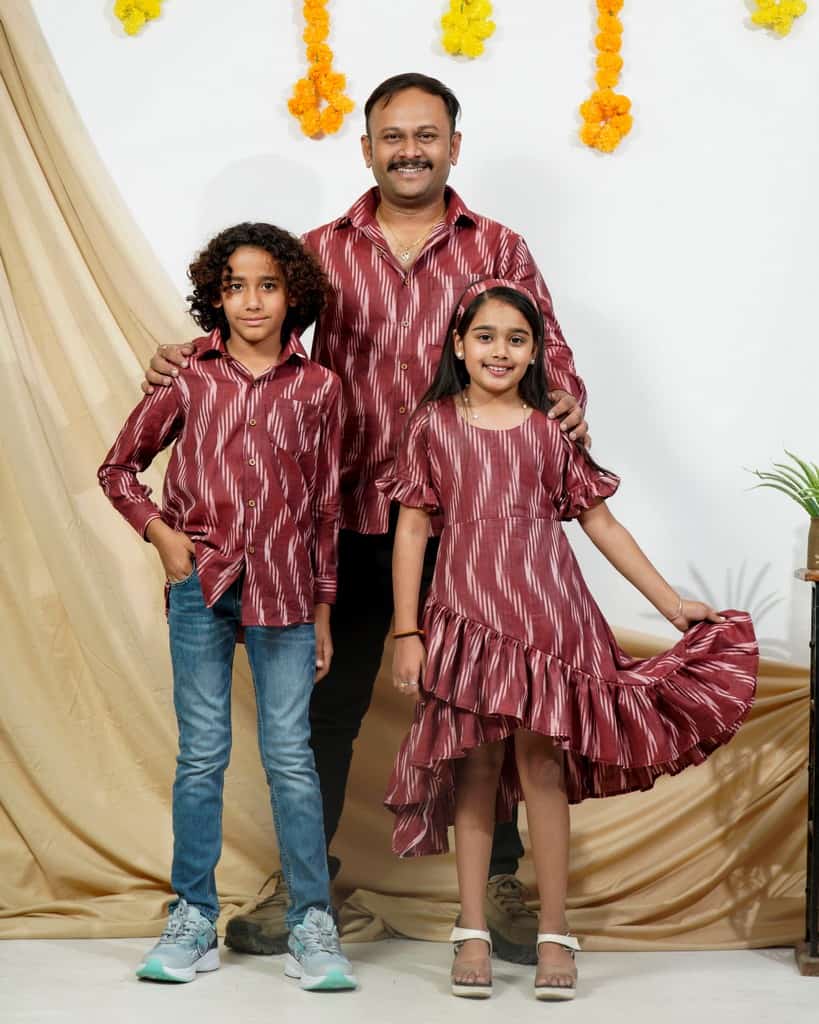 Father & Kids Matching Dresses