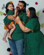 Pickle Green Ikat Family Set