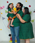 Pickle Green Ikat Family Set
