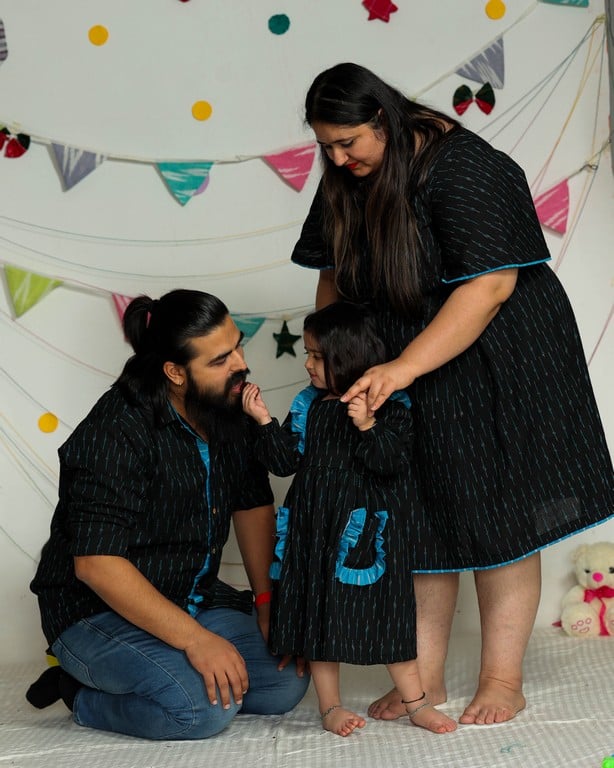 Ocean black family set