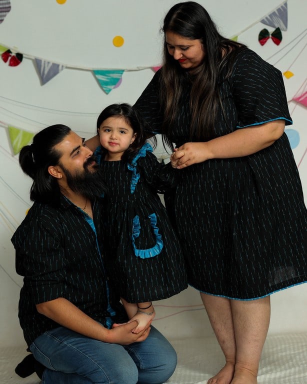 Ocean black family set