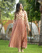 Cinnamon Whirl Dress