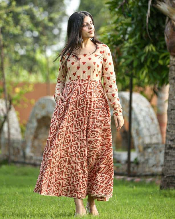 Cinnamon Whirl Dress