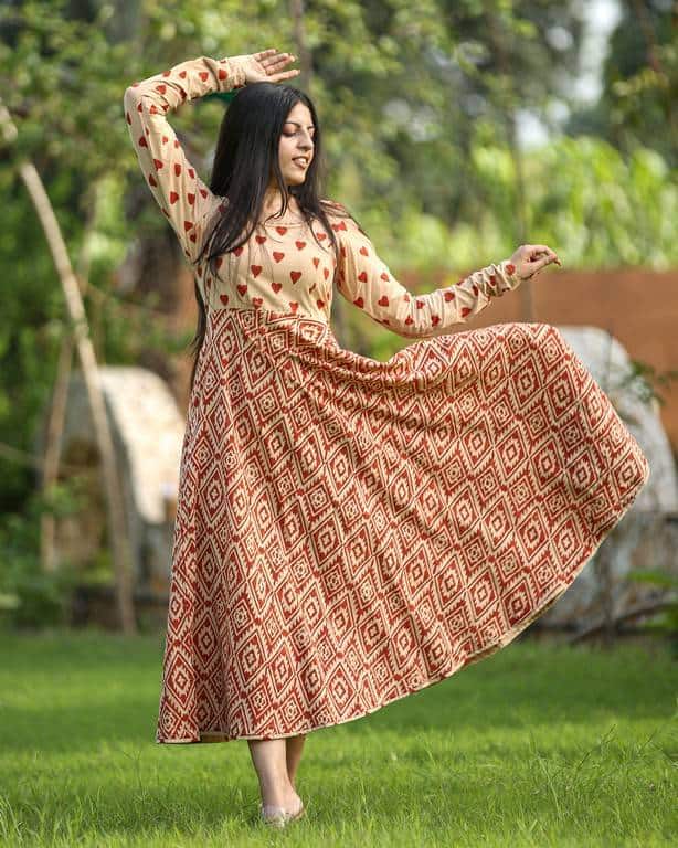 Cinnamon Whirl Dress