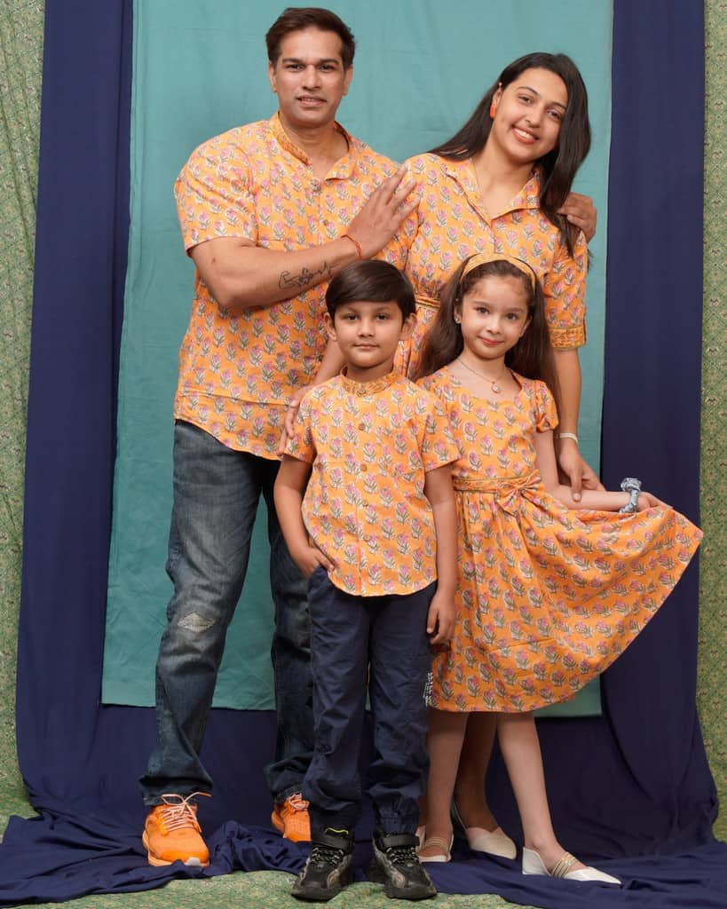 Dusty Orange Family Set