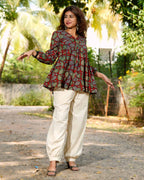 Berry Maroon Short Kurti