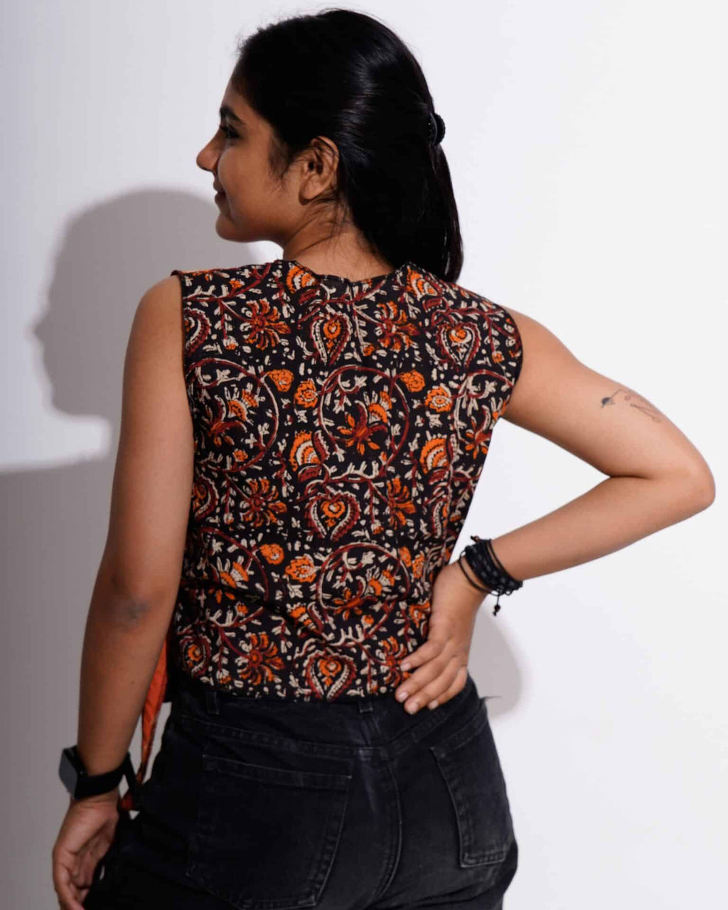 Tangy Orange Crop Top