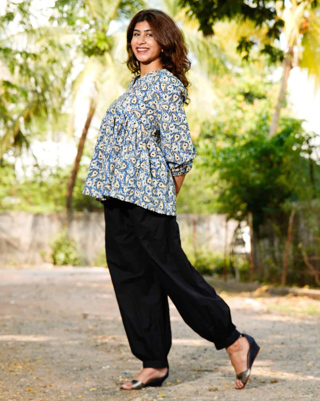 Sapphire Floret Short Kurti