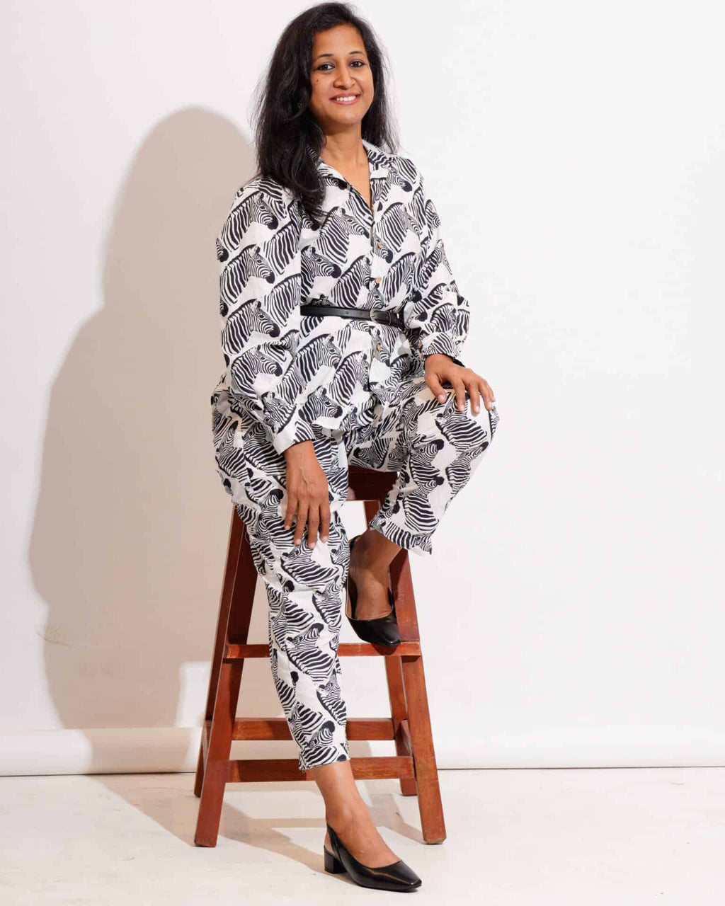 Zebra Pants Co-ord Set