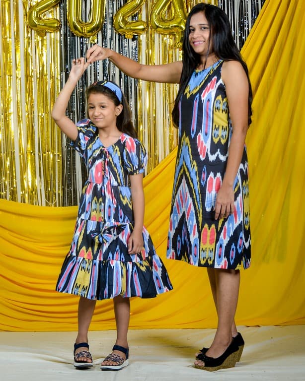 Banjaran Short Dress Mother Daughter Twinning Main image