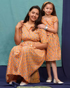 Dusty Orange Family Set
