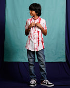 Pink Shibori Kids Shirt