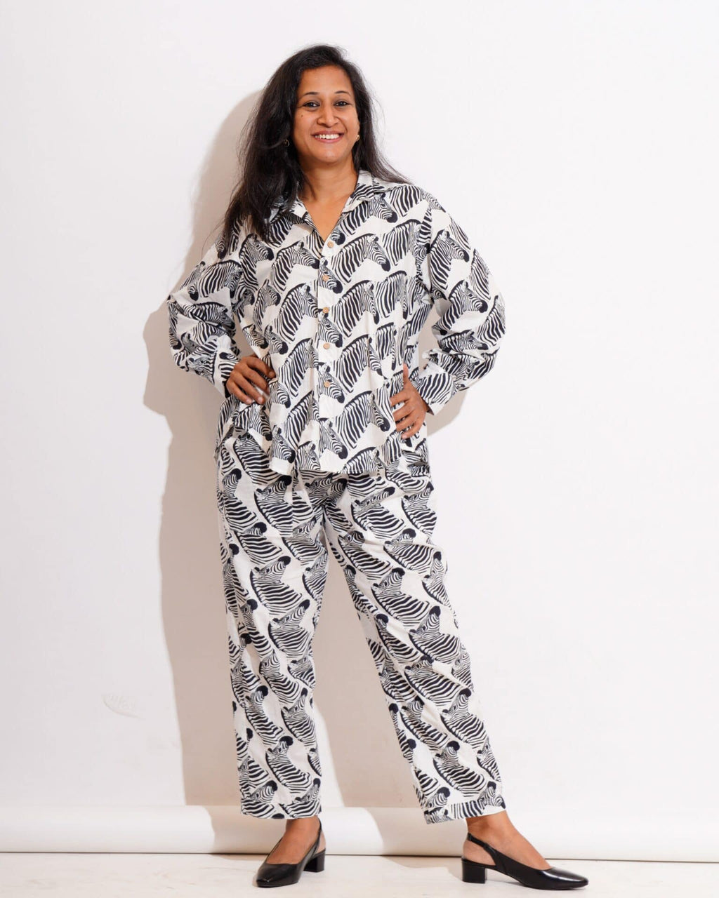 Zebra Pants Co-ord Set