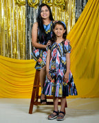 Banjaran Short Dress Mother Daughter Twinning