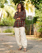 Berry Maroon Short Kurti