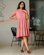Starry Pink Short Dress