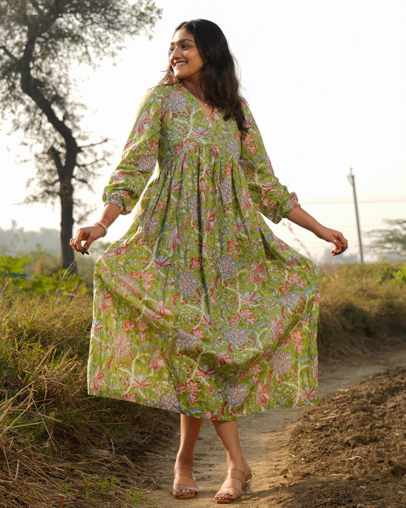 Mint Green Long Dress
