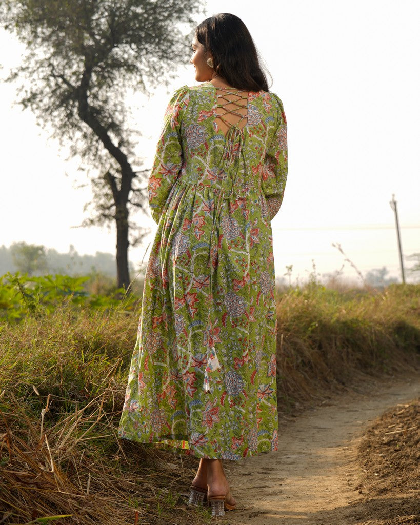 Mint Green Long Dress Secondary image