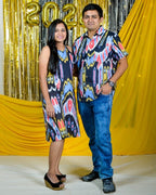 Banjaran Short Dress Couple Set