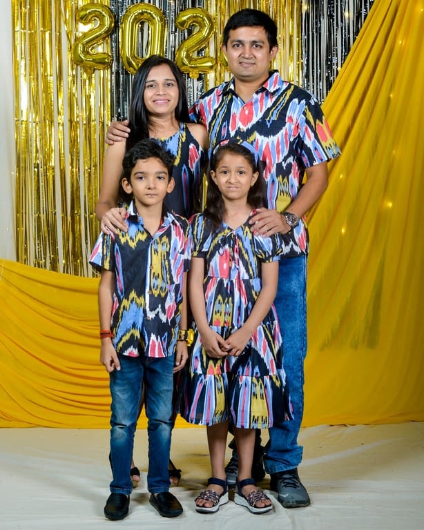 Banjaran Short Dress Family Set