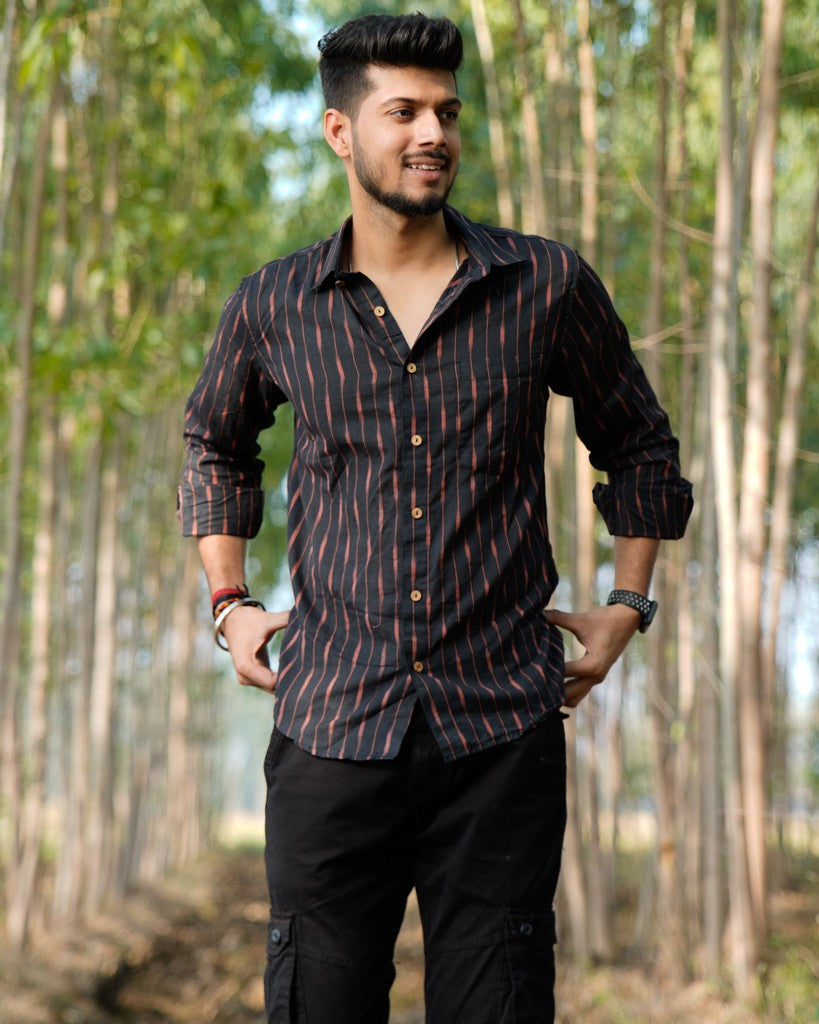 Black Diverting Shirt