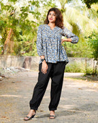 Sapphire Floret Short Kurti