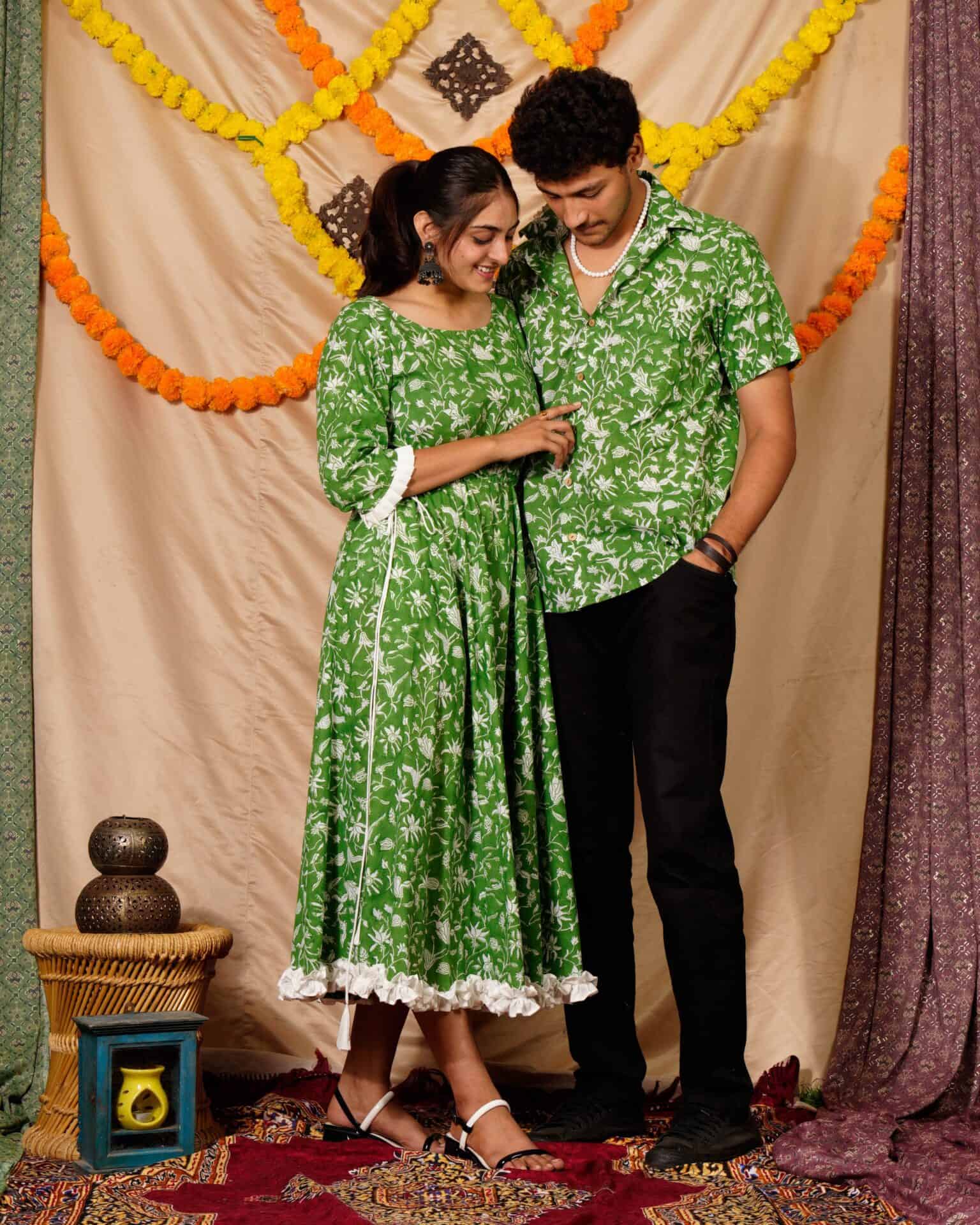 Emerald Green Couple