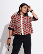 Rosy Vine Crop Top