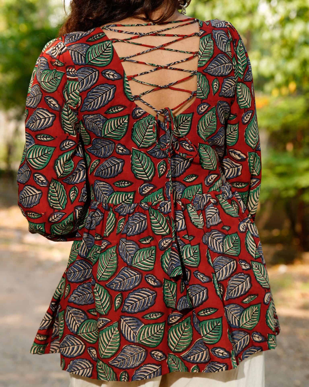 Berry Maroon Maternity Short Kurti