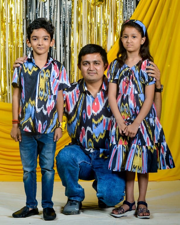 Banjaran Short Dress Family Set