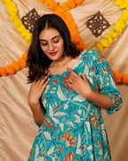 Foliate Frill Dress
