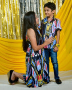 Banjaran Short Dress Mother Son Twinning