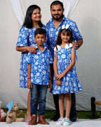 Blue Bloom Short Family Set