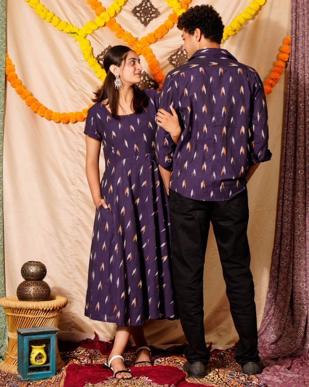 Purple Berry Couple Set