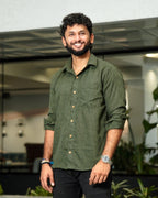 Green Checkered Shirt