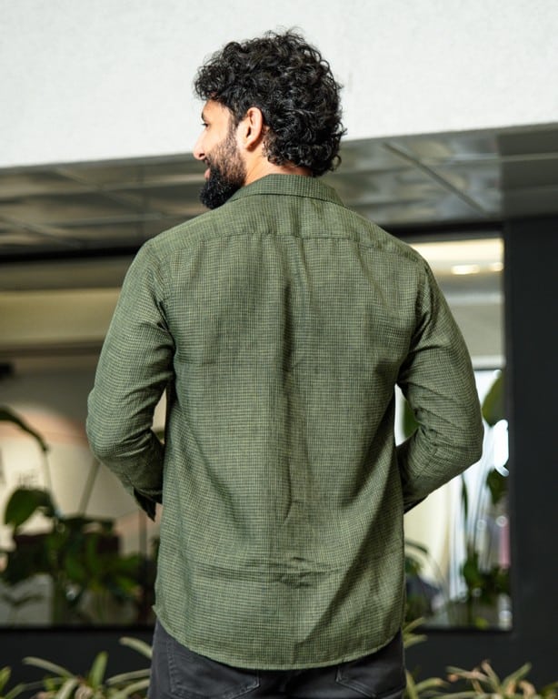 Green Checkered Shirt