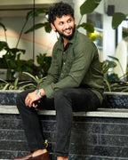 Green Checkered Shirt