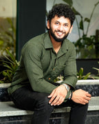 Green Checkered Shirt
