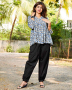Sapphire Floret Maternity Short Kurti