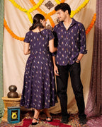 Purple Berry Couple Set