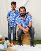 Blue Bloom Father Son Twinning