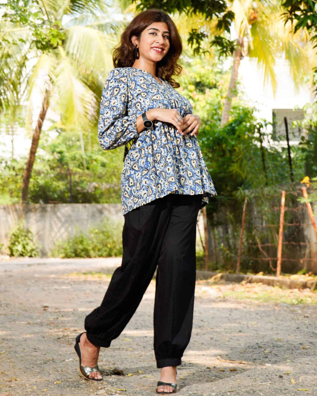 Sapphire Floret Short Kurti