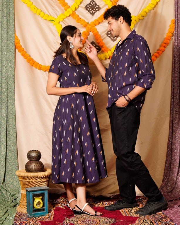 Purple Berry Couple Set