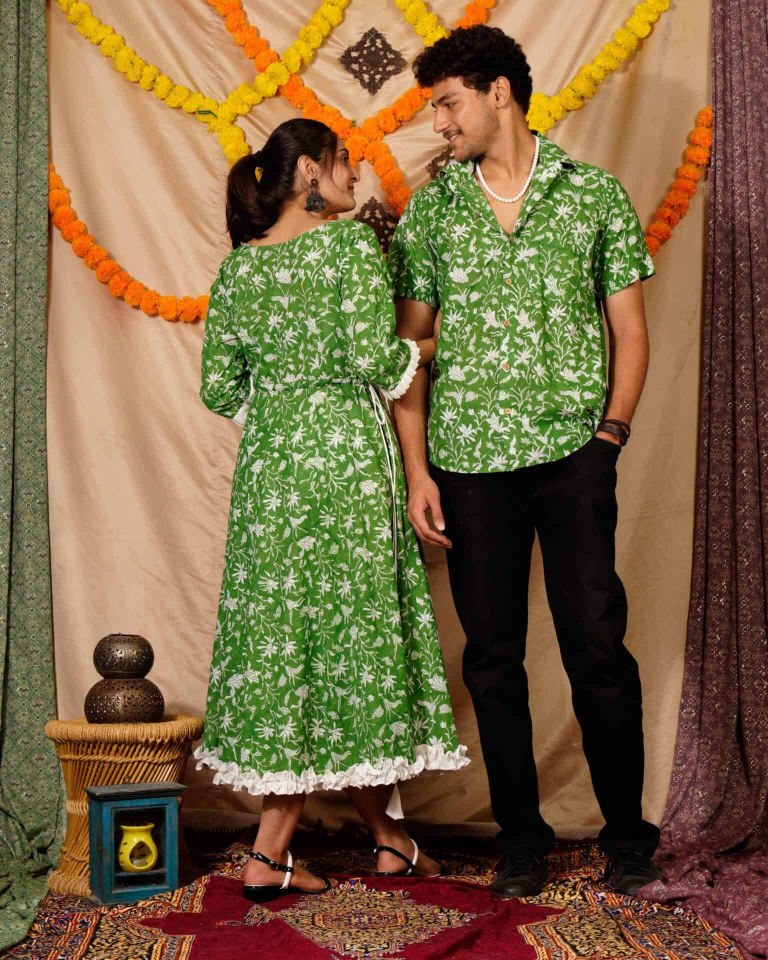 Emerald Green Couple
