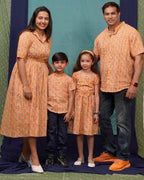 Dusty Orange Family Set