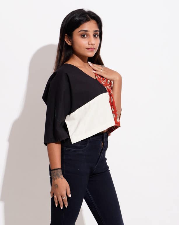 Fish Red Crop Top