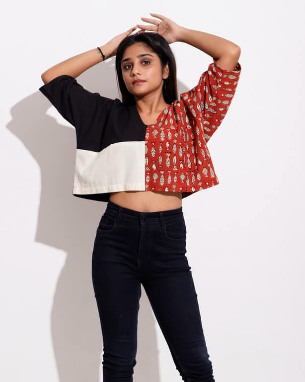 Fish Red Crop Top