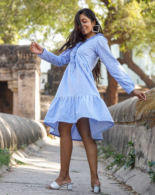 Sapphire Swirls Dress