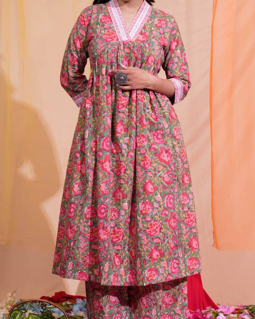 Basil Floral Co-ord Set